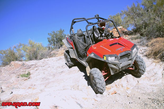 The Polaris Ranger RZR XP 900 is both fast and very off-road capable.