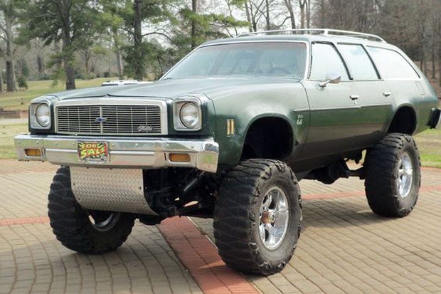 A great representation of a Chevy Malibu 4x4 conversion submitted by Paul K.