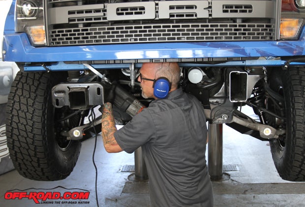 Installing the Baja Coyote bumper is not for the faint of heart, as it requires cutting into the Ford Raptor frame. 