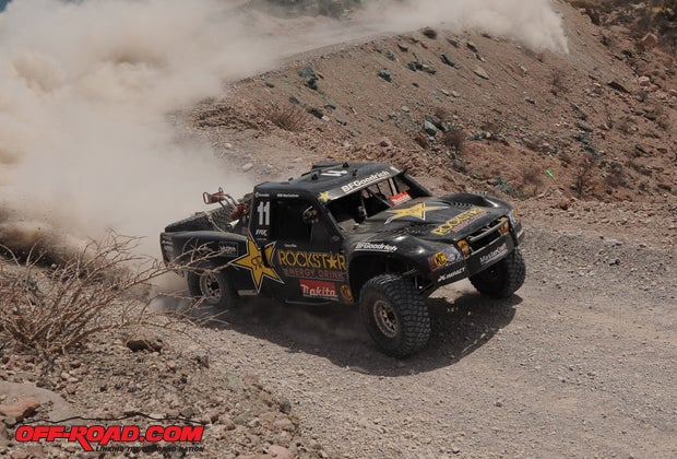 Rob MacCachren apadted to the quick pace of the race nicely and rounded out the podium in Trophy Truck.