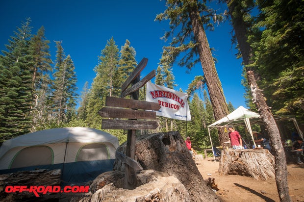 A base camp can make a long day on the trail a true sight for sore eyes. Photo: Valerie Douglas
