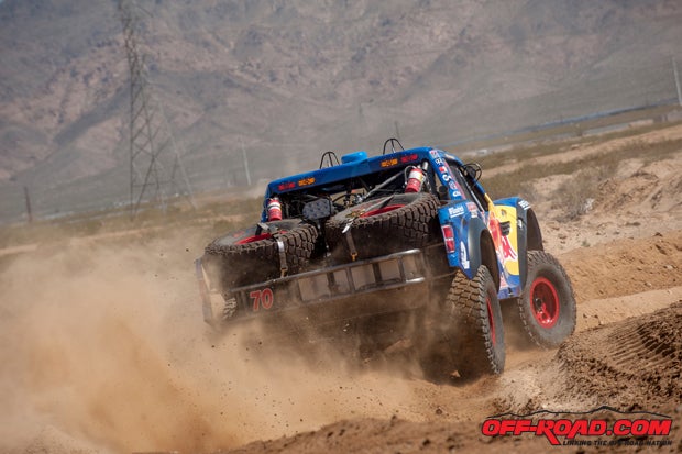 Local Bryce Menzies will come off the line third in Saturday's Mint 400.