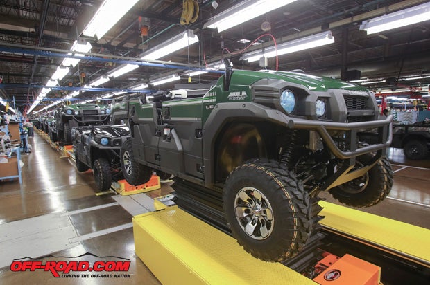 We had a chance to check out Kawasaki's plant in Lincoln, Nebraska. 
