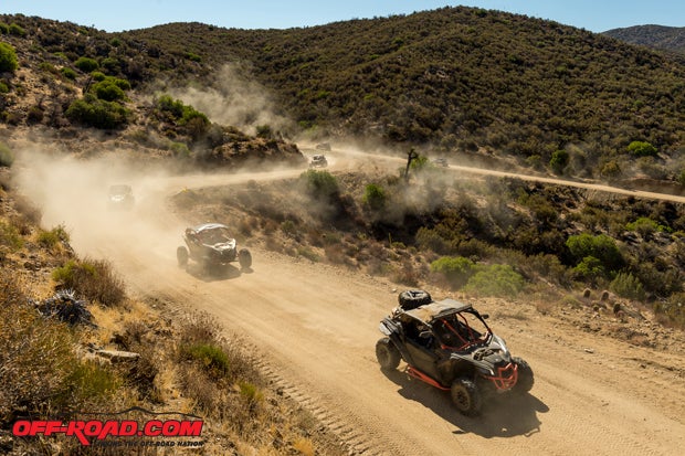 We covered hundreds of miles during our time with the Maverick X3 models in Baja. 
