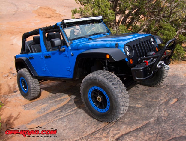 Do you want to go mild or wild with upgrading your vehicle? Many people will be happy with a few basics upgrades to increase ground clearance and trail traction, while others will only be happy with the best of the best, like the decked-out Mopar Wrangler Maximum Performance.
